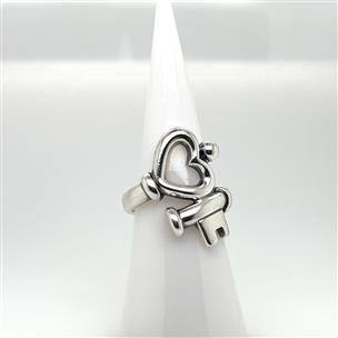 James avery key hot sale to my heart ring